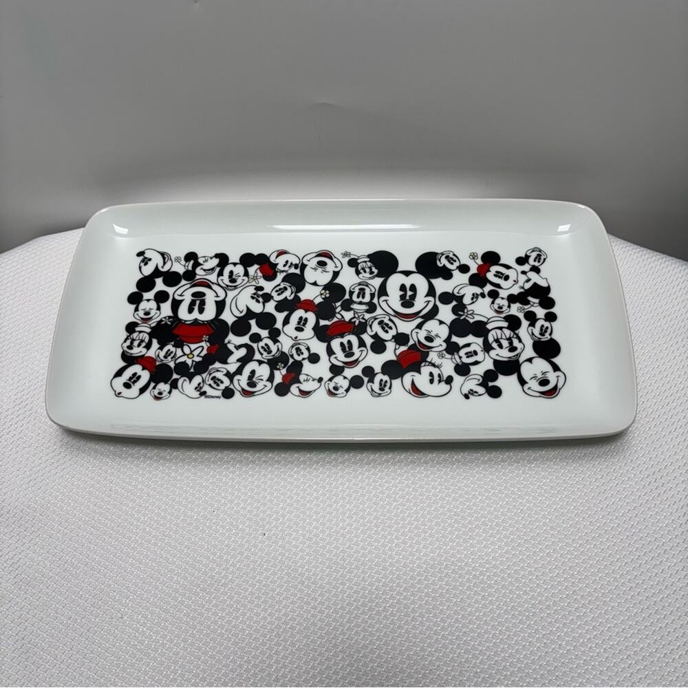 Disney Mickey and Minnie Mouse Serving Tray Platter
